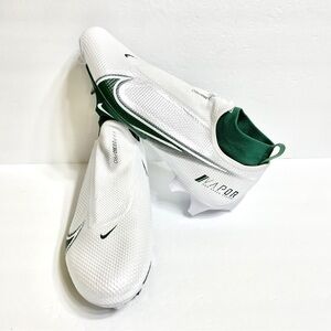Nike Vapor Edge Pro 360 Football Cleats Size 11.5 White Green CV6345-103